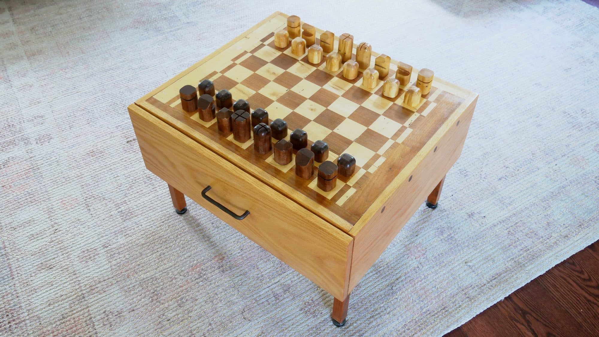 Chess table, alt angle