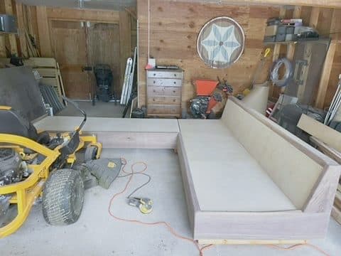L-platform frame, alt angle